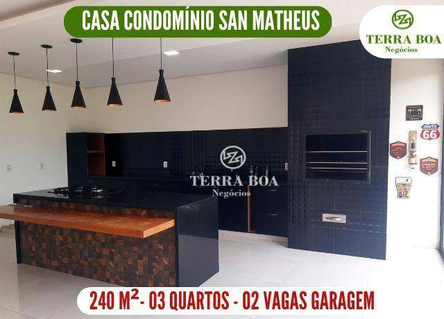 Casa de Condomínio à venda com 3 quartos, 240m² - Foto 1