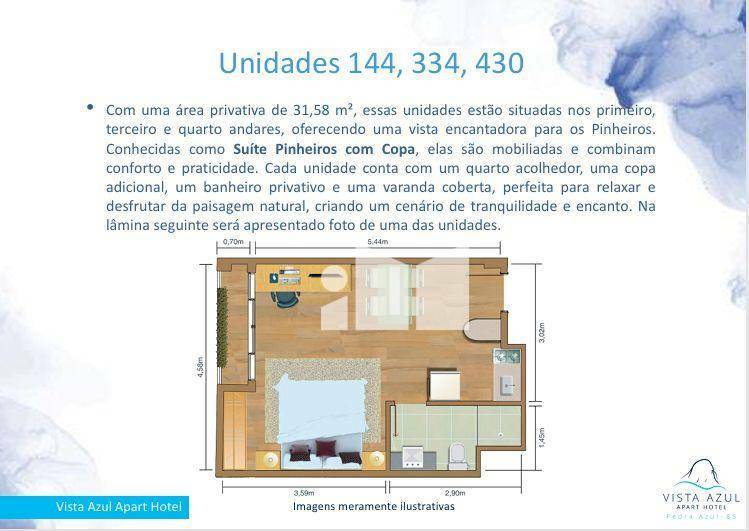 Flat/Apart Hotel à venda com 1 quarto, 55m² - Foto 16