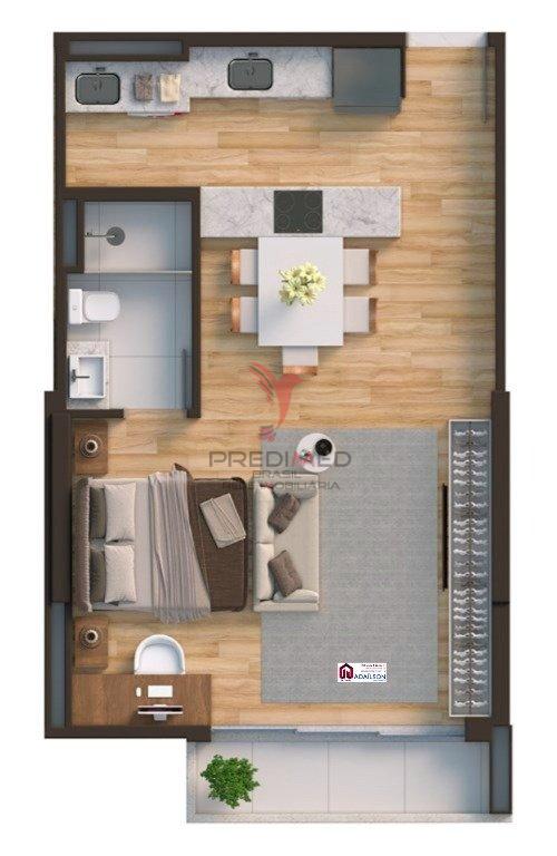 Apartamento à venda com 1 quarto, 51m² - Foto 19