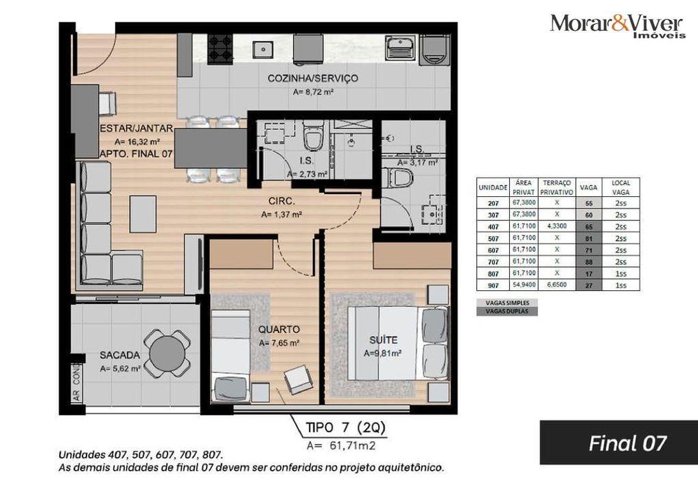 Apartamento à venda com 2 quartos, 67m² - Foto 23