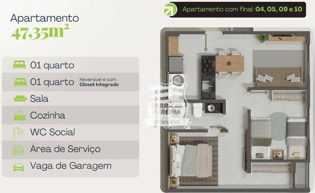 Apartamento à venda com 2 quartos, 47m² - Foto 57