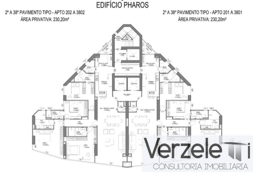 Apartamento à venda com 4 quartos, 230m² - Foto 20