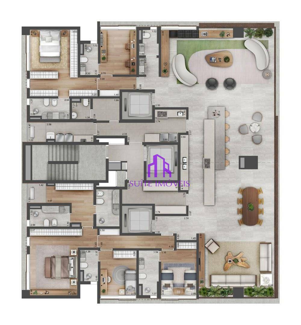 Apartamento à venda com 3 quartos, 173m² - Foto 46