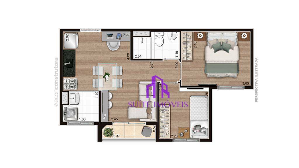 Apartamento à venda com 2 quartos, 32m² - Foto 15