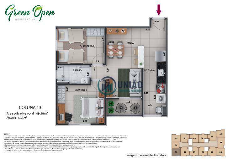 Apartamento à venda com 1 quarto, 30m² - Foto 81