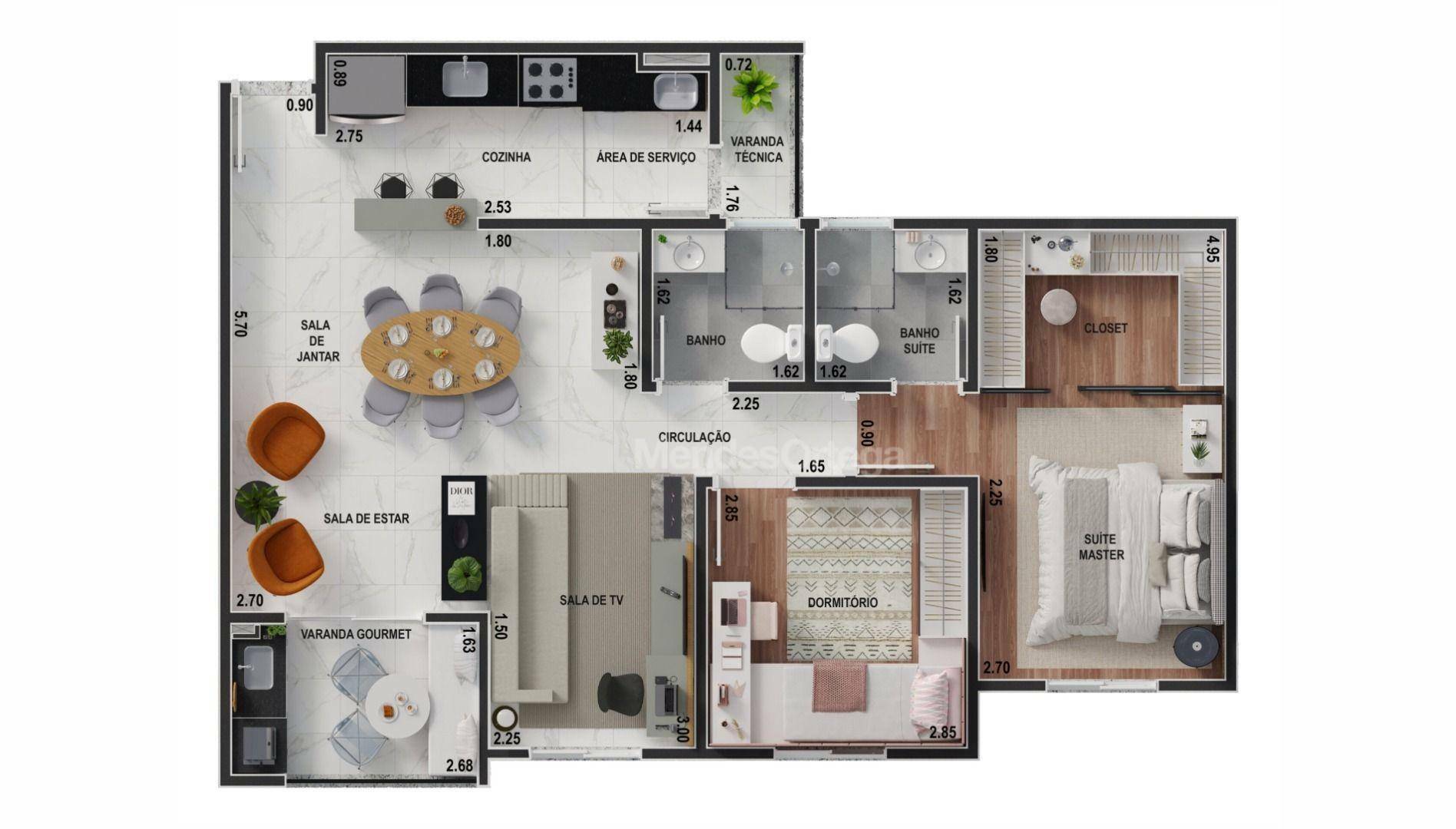 Apartamento à venda com 3 quartos, 77m² - Foto 61