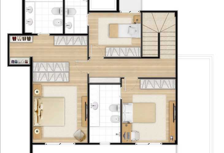 Apartamento à venda com 3 quartos, 158m² - Foto 2