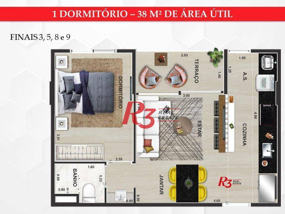 Apartamento à venda com 1 quarto, 42m² - Foto 24