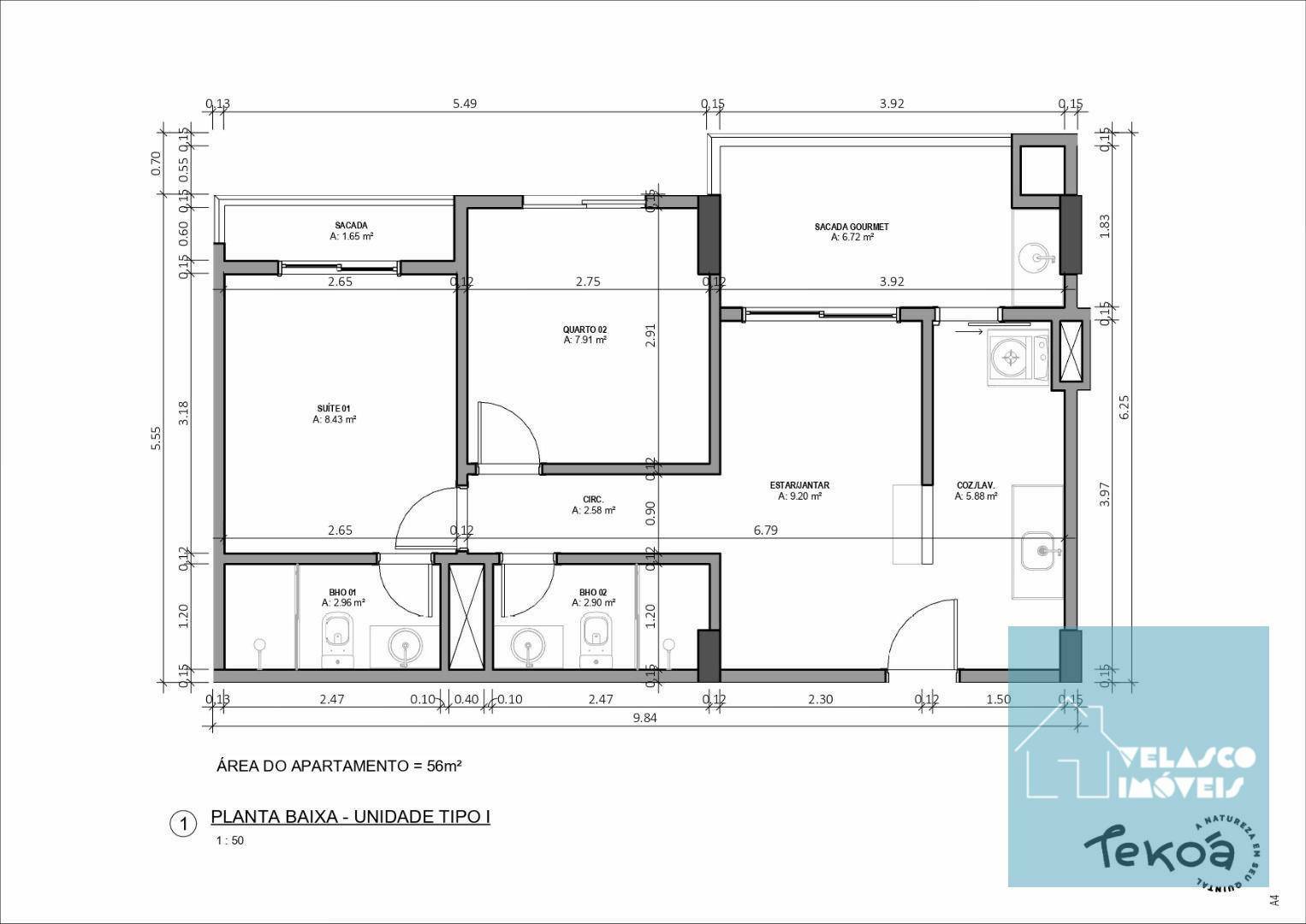 Apartamento à venda com 3 quartos, 66m² - Foto 45