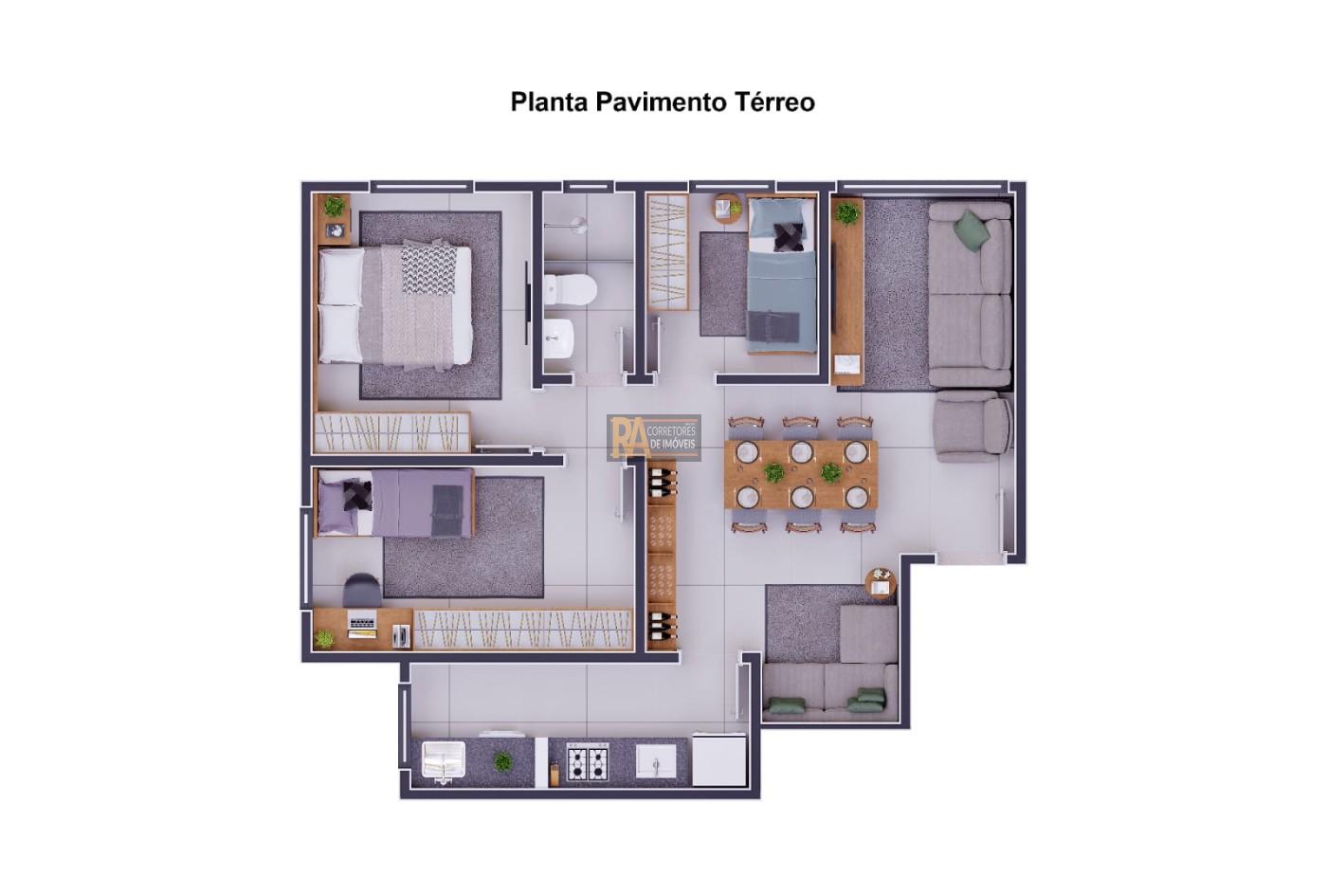 Apartamento à venda com 3 quartos, 54m² - Foto 15