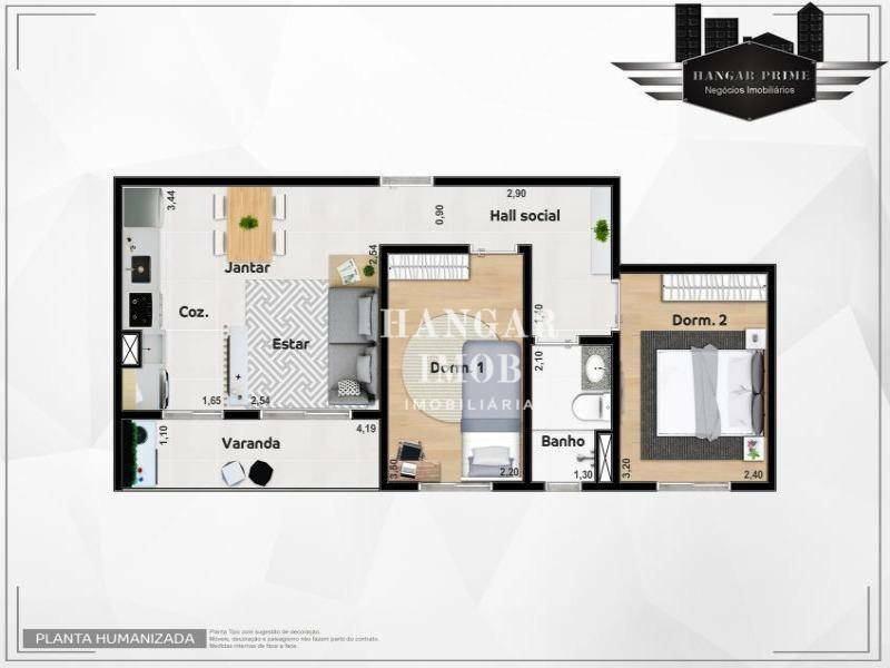 Apartamento à venda com 2 quartos, 71m² - Foto 8