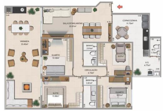 Apartamento à venda com 3 quartos, 8824m² - Foto 18