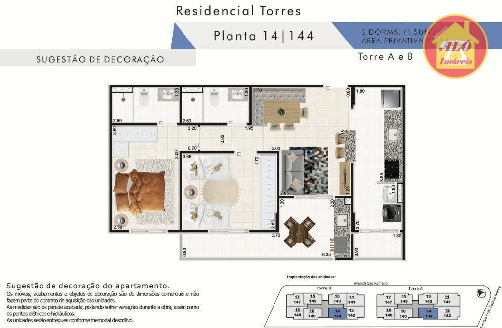 Apartamento à venda com 2 quartos, 71m² - Foto 17