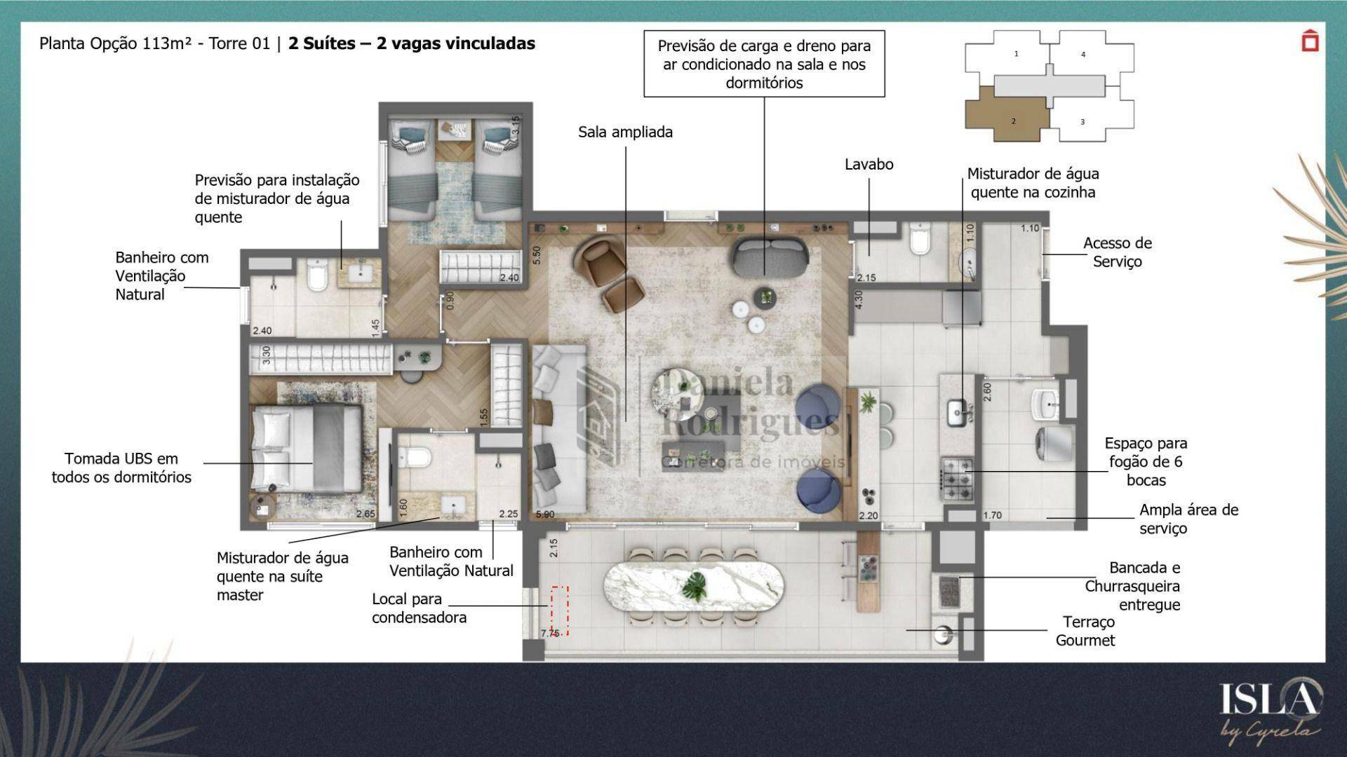 Apartamento à venda com 3 quartos, 113m² - Foto 9