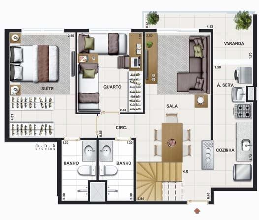 Cobertura à venda com 3 quartos, 138m² - Foto 40