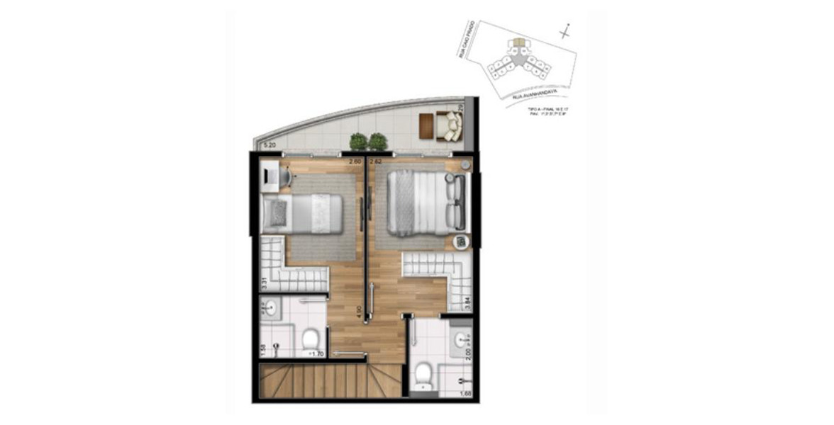 Apartamento à venda com 2 quartos, 72m² - Foto 6