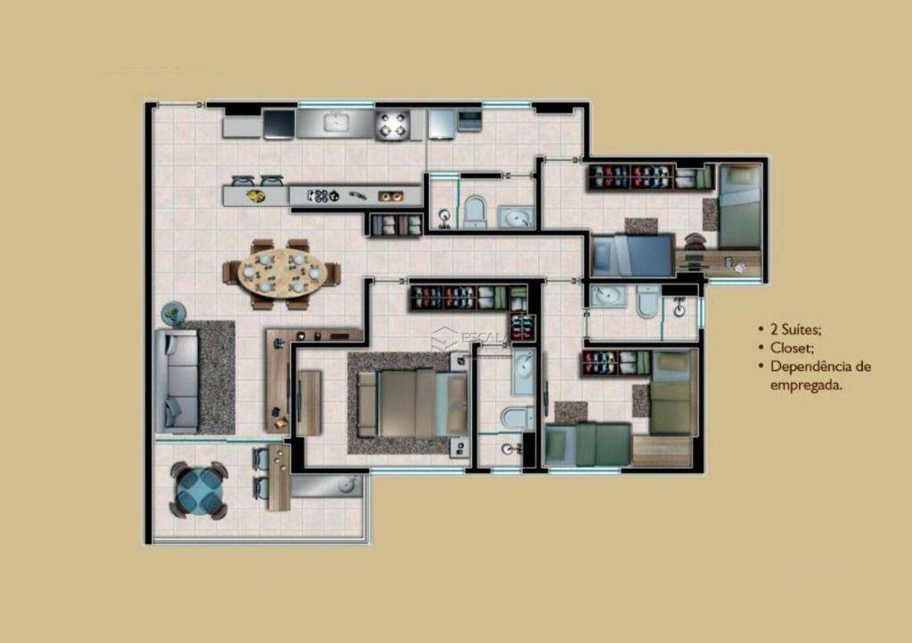 Apartamento à venda com 3 quartos, 107m² - Foto 31