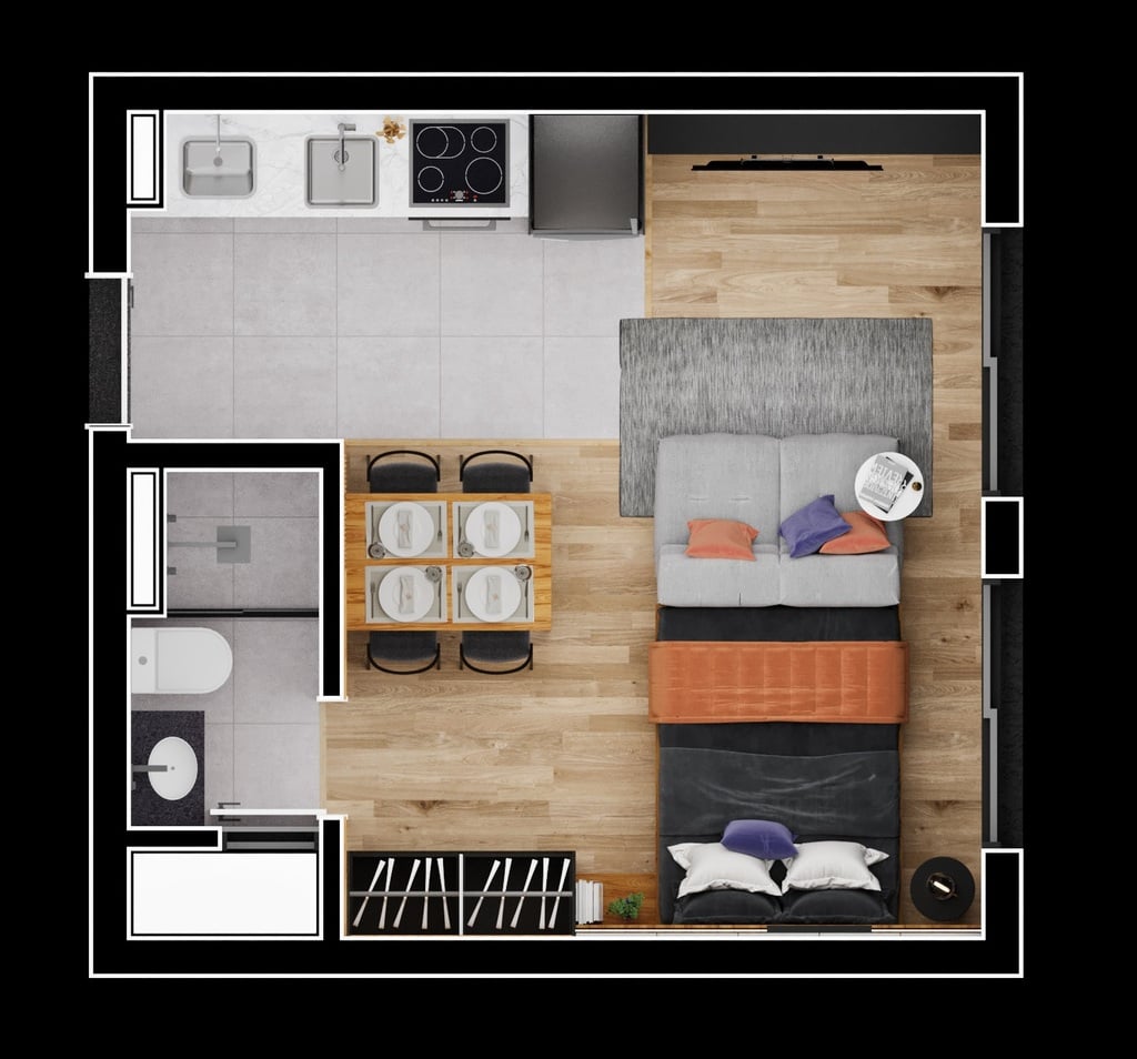 Apartamento à venda com 2 quartos, 5725m² - Foto 39