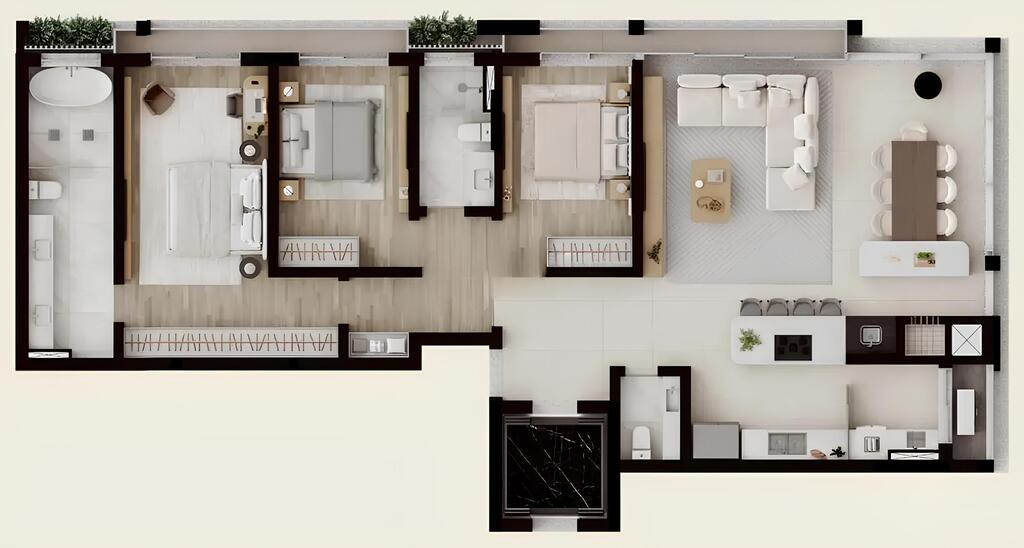 Apartamento à venda com 3 quartos, 124m² - Foto 54