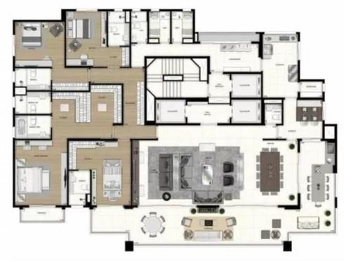 Apartamento à venda com 4 quartos, 400m² - Foto 7