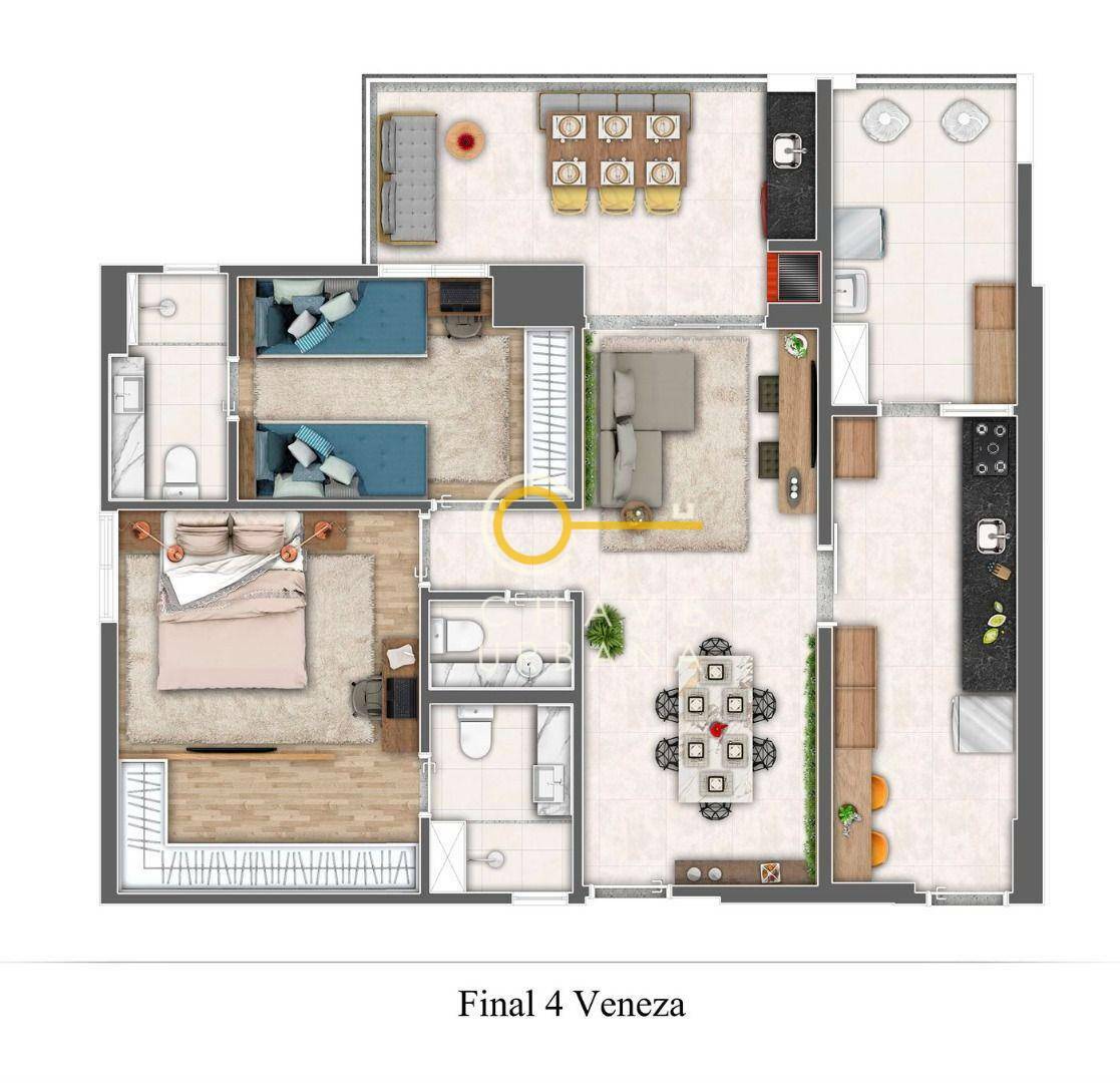 Apartamento à venda com 3 quartos, 116m² - Foto 61