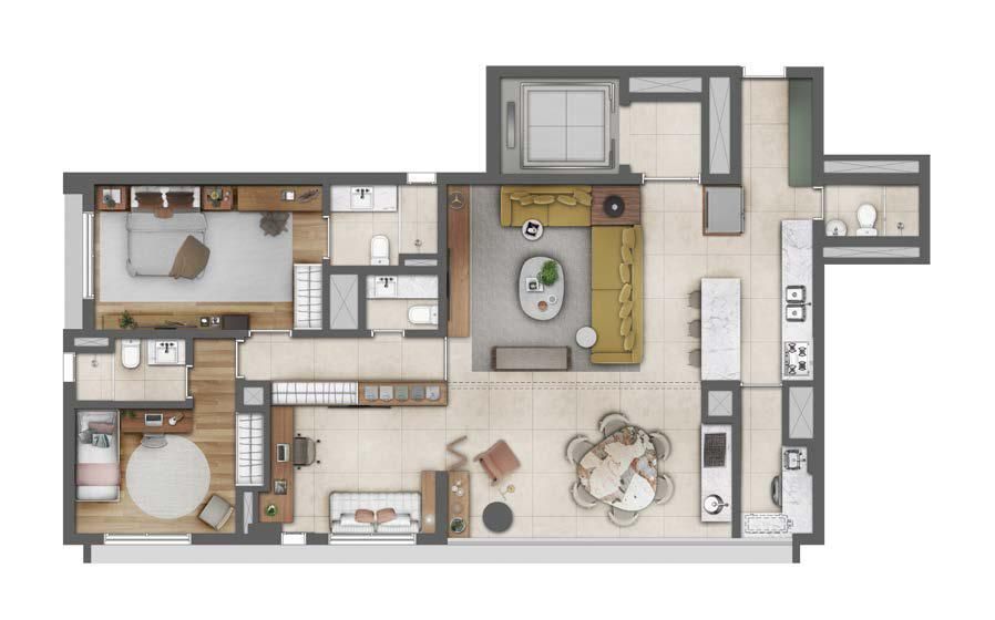 Apartamento à venda com 4 quartos, 165m² - Foto 23