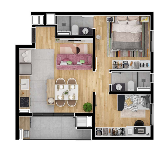 Apartamento à venda com 2 quartos, 61m² - Foto 22