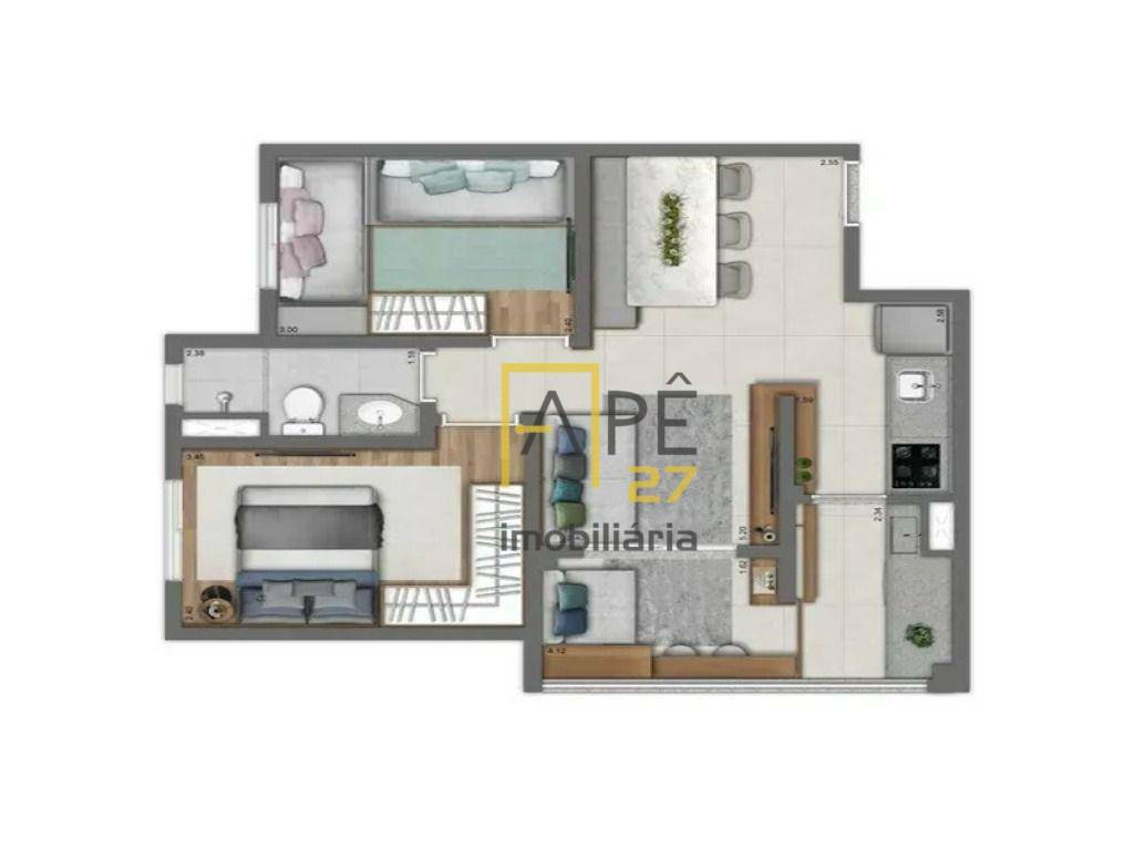 Apartamento à venda com 2 quartos, 50m² - Foto 15