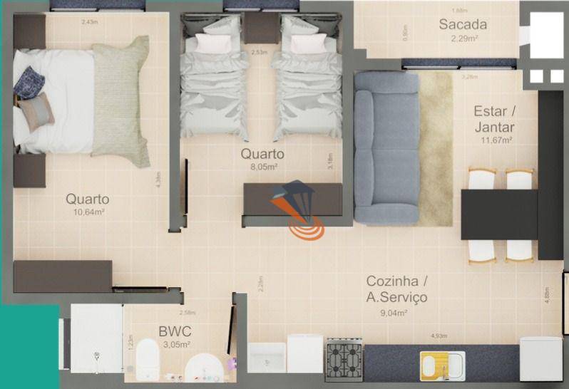 Apartamento à venda com 2 quartos, 85m² - Foto 27