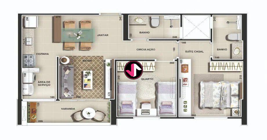 Apartamento à venda com 2 quartos - Foto 14