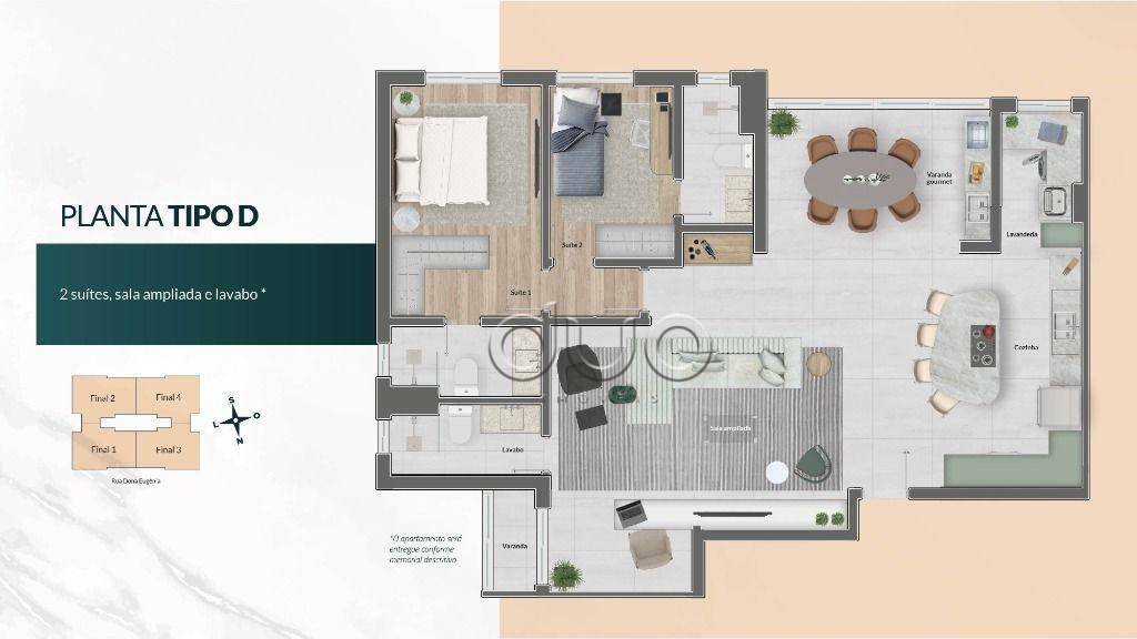 Apartamento à venda com 3 quartos, 111m² - Foto 5