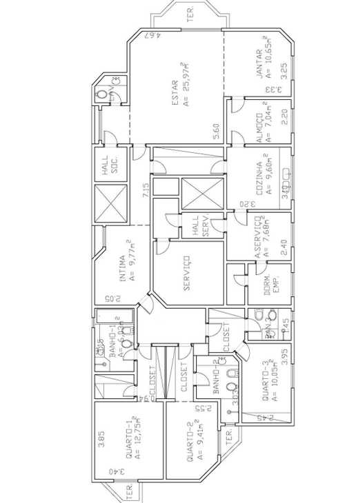 Apartamento à venda com 3 quartos, 200m² - Foto 5