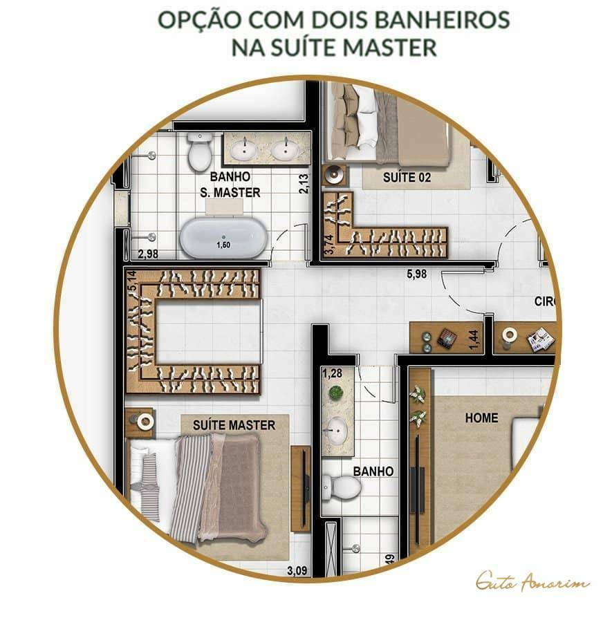 Apartamento à venda e aluguel com 4 quartos, 200m² - Foto 29