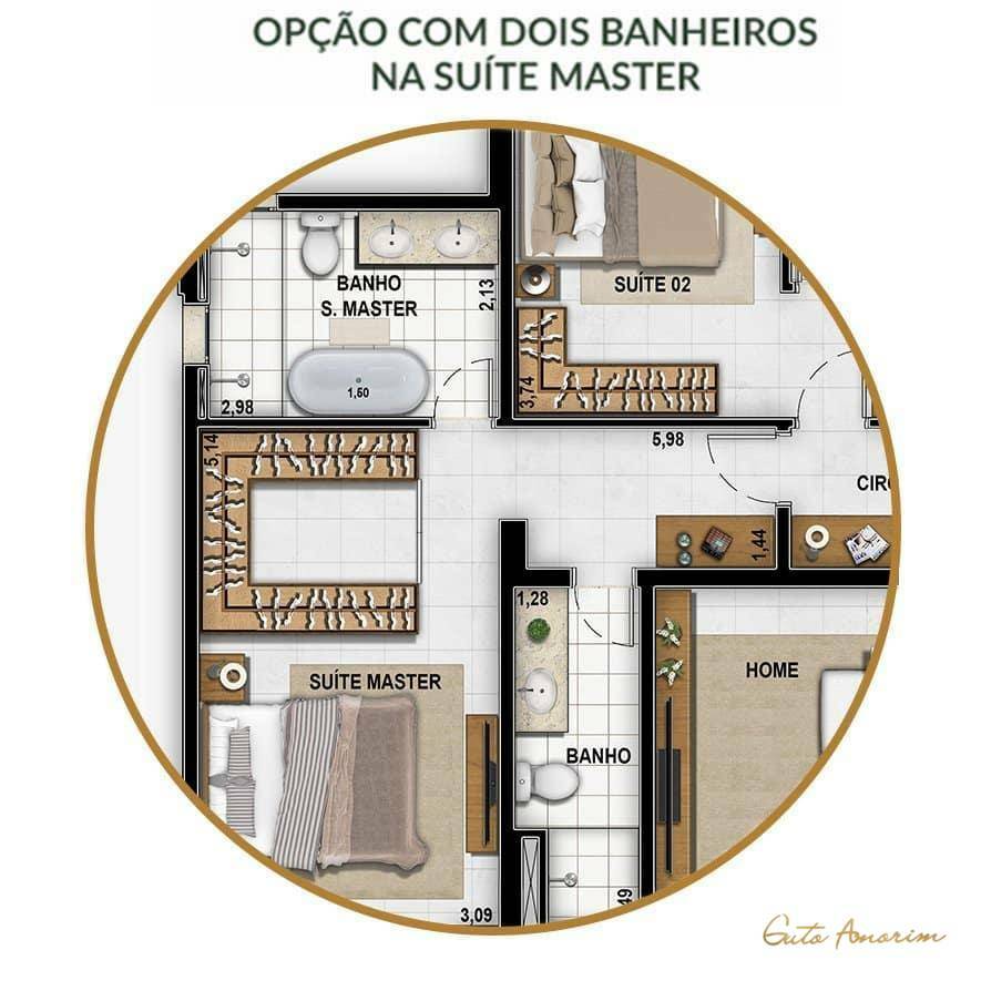 Apartamento à venda e aluguel com 3 quartos, 102m² - Foto 41