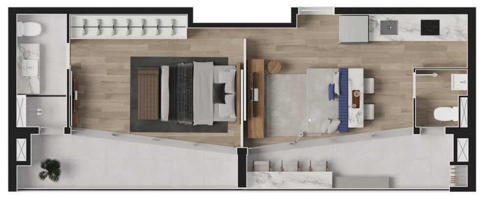 Apartamento à venda com 2 quartos, 63m² - Foto 20