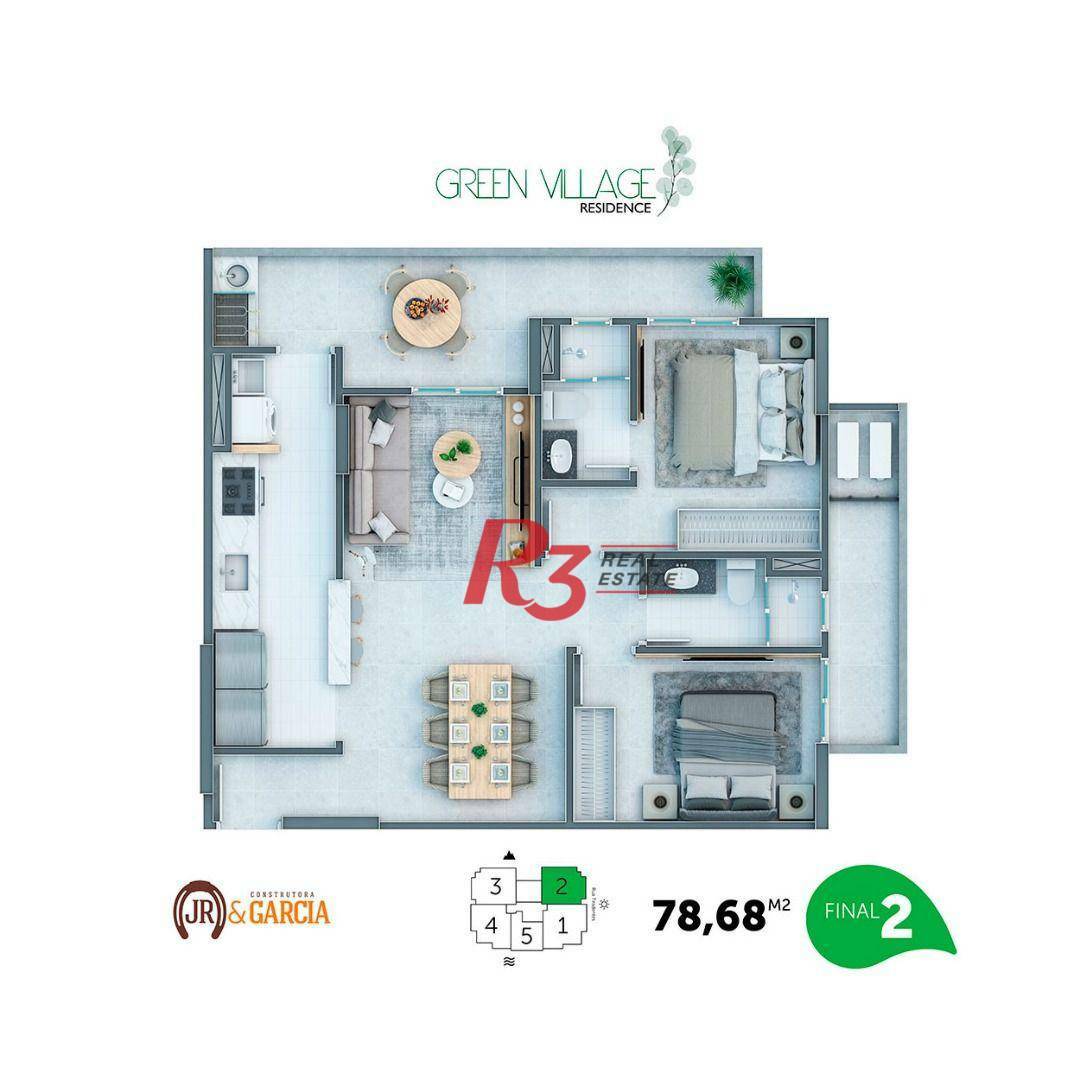 Apartamento à venda com 2 quartos, 79m² - Foto 36