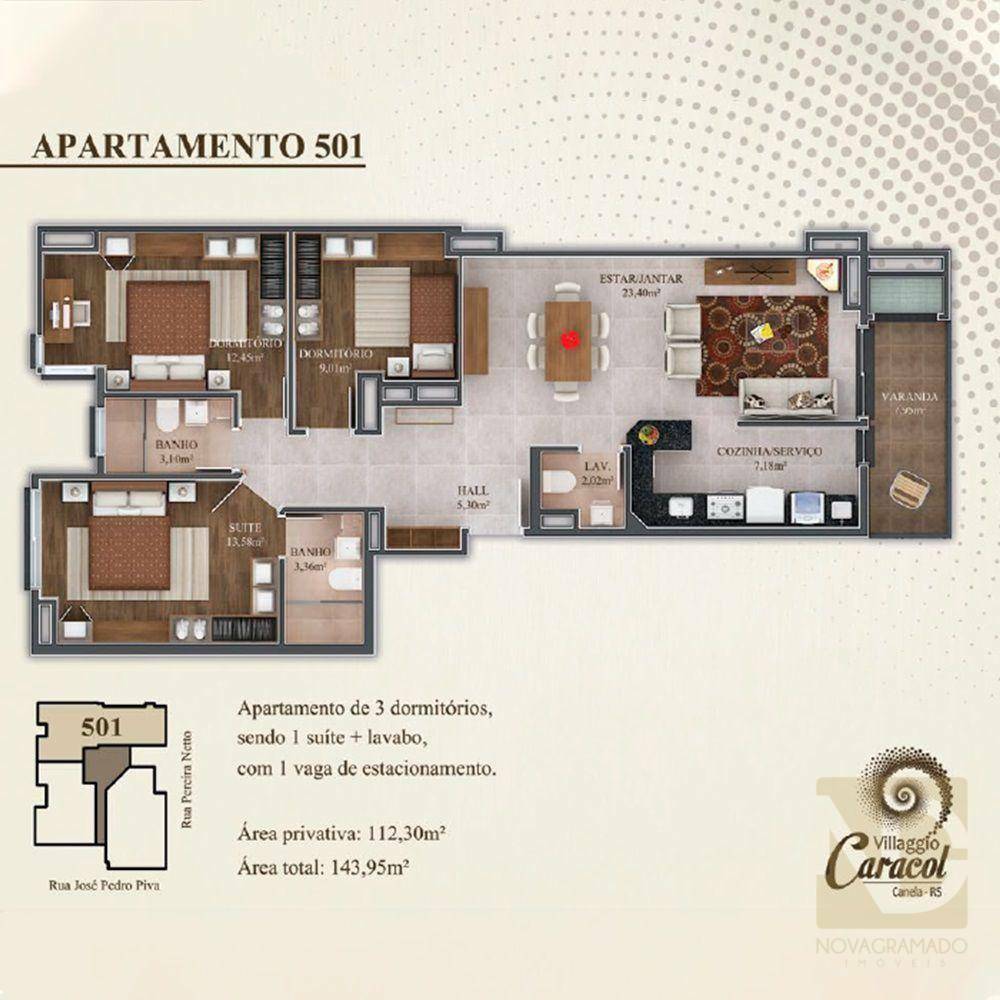 Apartamento à venda com 3 quartos, 112m² - Foto 4