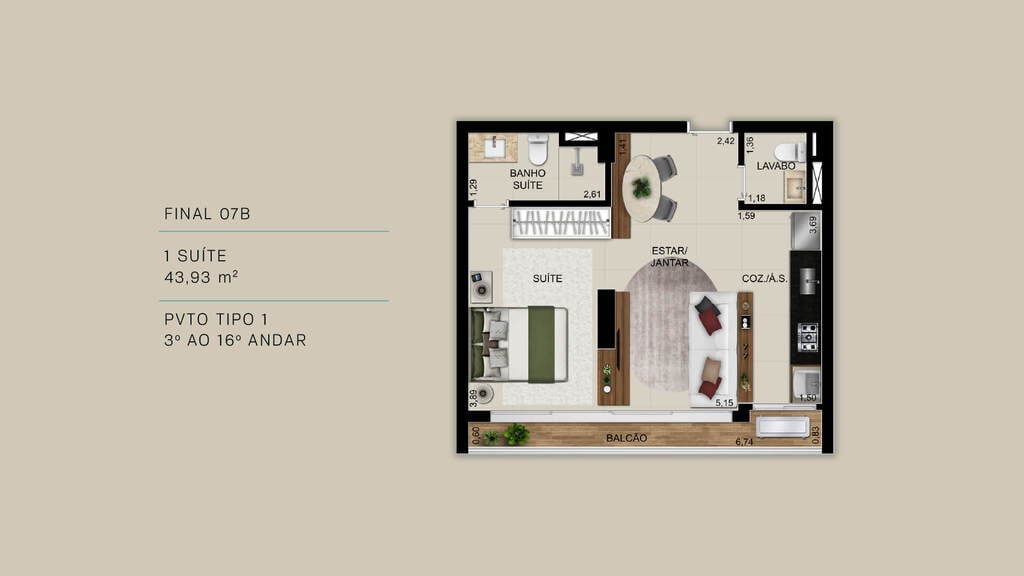 Apartamento, 3 quartos, 200 m² - Foto 16