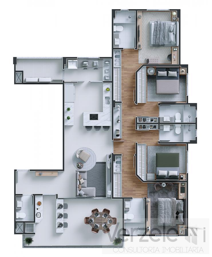 Apartamento à venda com 4 quartos, 138m² - Foto 8