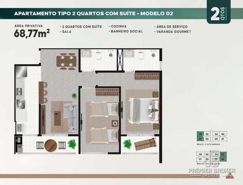 Apartamento à venda com 3 quartos, 76m² - Foto 23