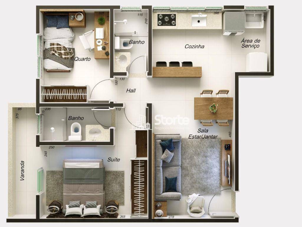 Apartamento à venda com 2 quartos, 50m² - Foto 14