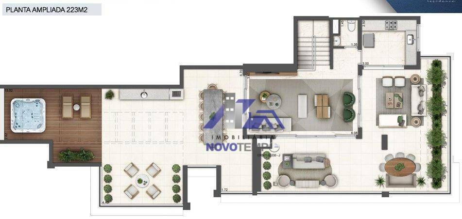 Apartamento à venda com 3 quartos, 223m² - Foto 16