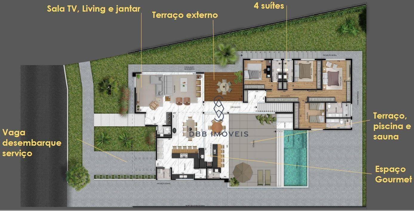 Casa de Condomínio à venda com 4 quartos, 405m² - Foto 12