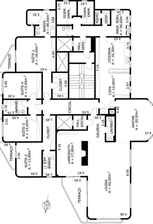 Apartamento à venda com 4 quartos, 332m² - Foto 6