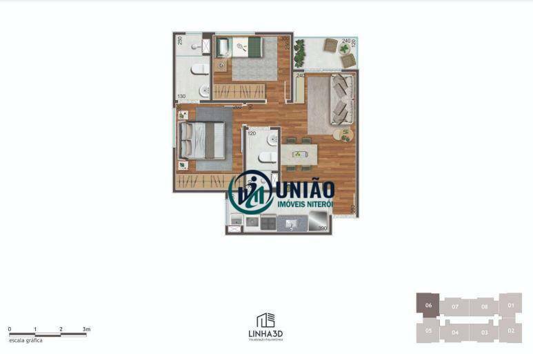 Apartamento à venda com 2 quartos, 53m² - Foto 20