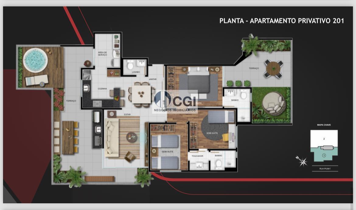 Apartamento à venda com 3 quartos, 84m² - Foto 12