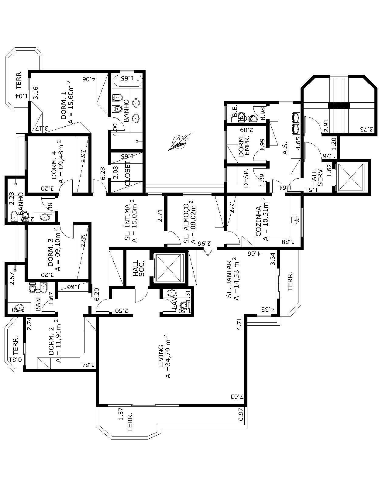 Apartamento à venda com 4 quartos, 223m² - Foto 17