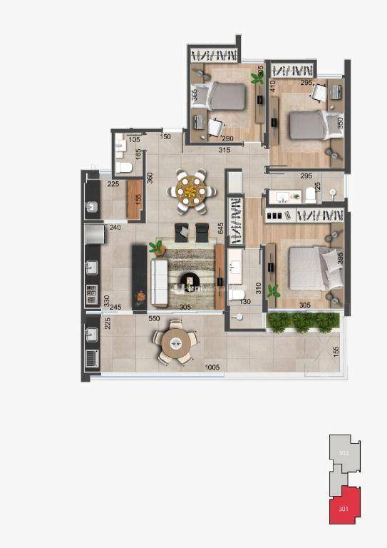 Apartamento à venda com 3 quartos, 110m² - Foto 15