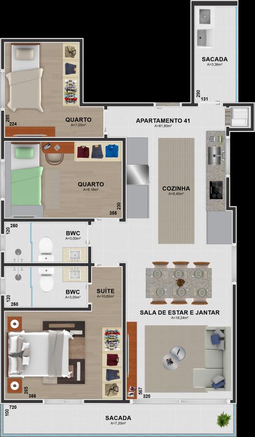 Apartamento à venda com 3 quartos, 79m² - Foto 37