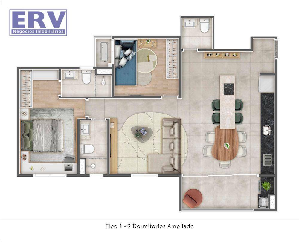 Apartamento à venda com 2 quartos, 66m² - Foto 50